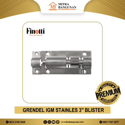 GRENDEL IGM STAINLES 3" BLISTER